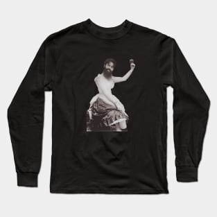 Bearded Lady Toast Long Sleeve T-Shirt